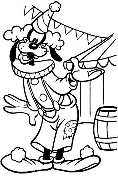 Plansa de colorat cu Carnaval 33 27